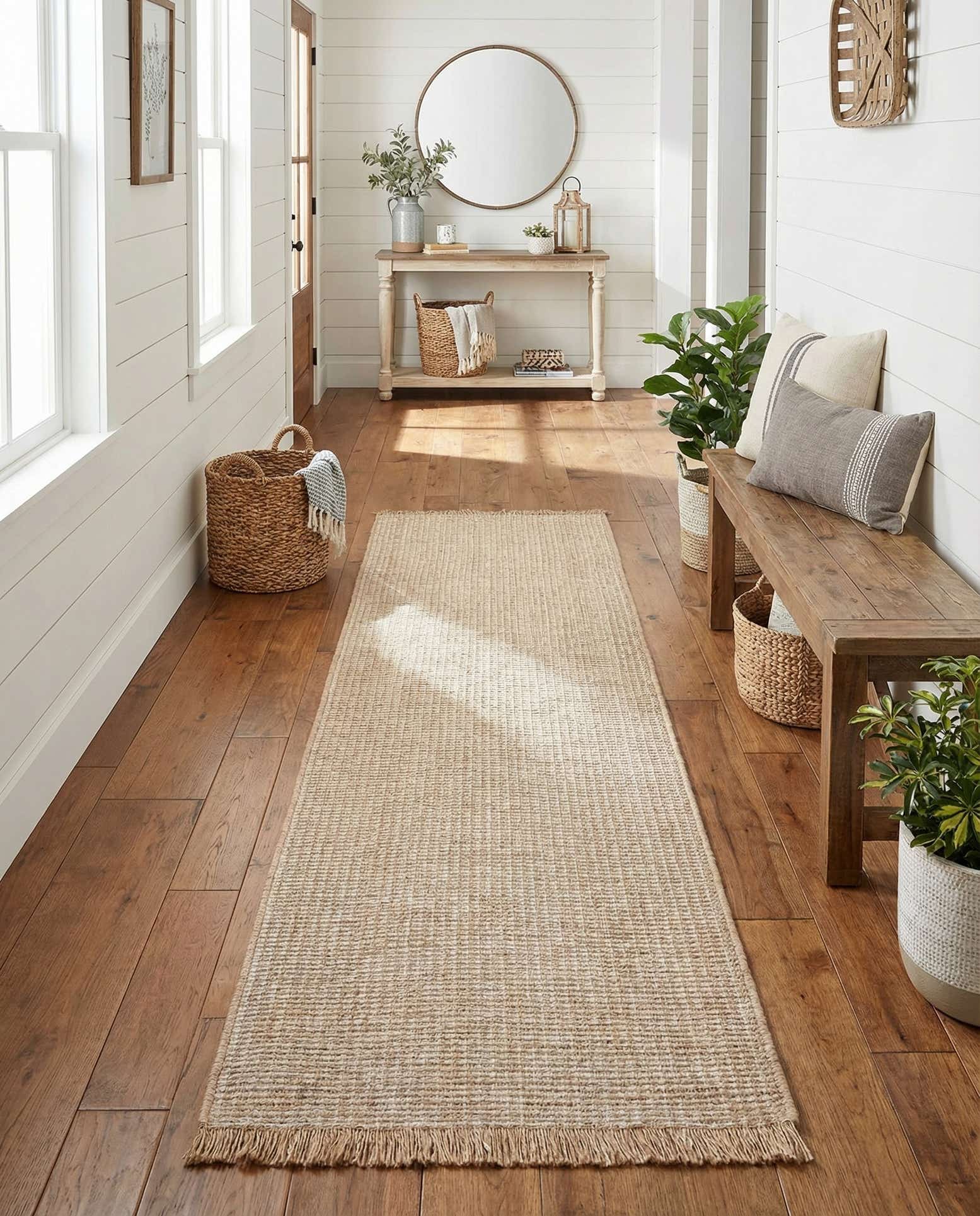 2' 7 x 10' Cottage Farm Runner Rug