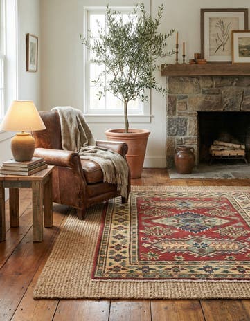 2' 9 x 4' Hand Knotted Kazak Rug