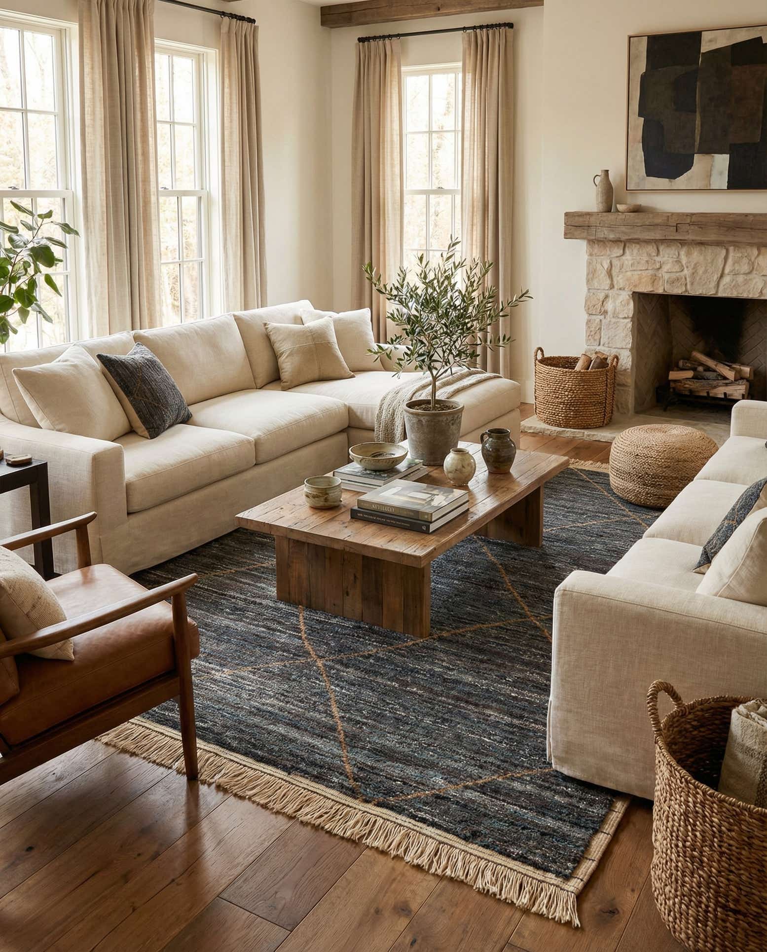 7' 10 x 10' 6 Hand Knotted Moroccan Wool Rug