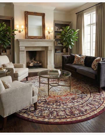 8' x 8' Charlotte Round Rug