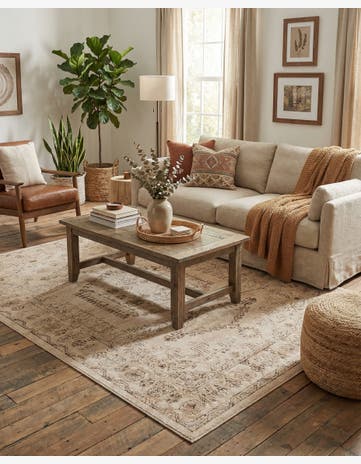 Beige Eden Rug