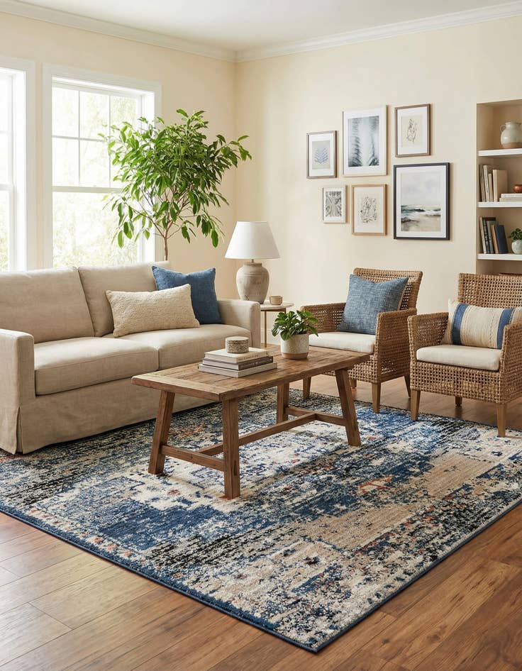 Detail image of  6' x 6' Tucson Square Rug