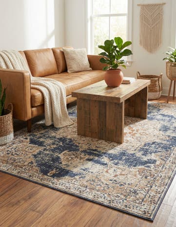 Dark Blue Eliza Rug