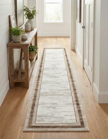 Ivory Laguna Runner Rug