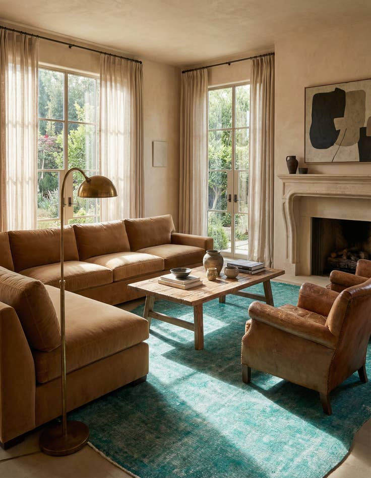 Detail image of 9' 2 x 13' 4  Hand Knotted Ultra Vintage Persian Wool Rug