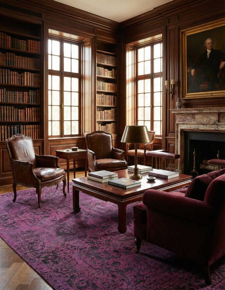 Detail image of 9' 6 x 11' 3 Vintage Royal Wool Rug