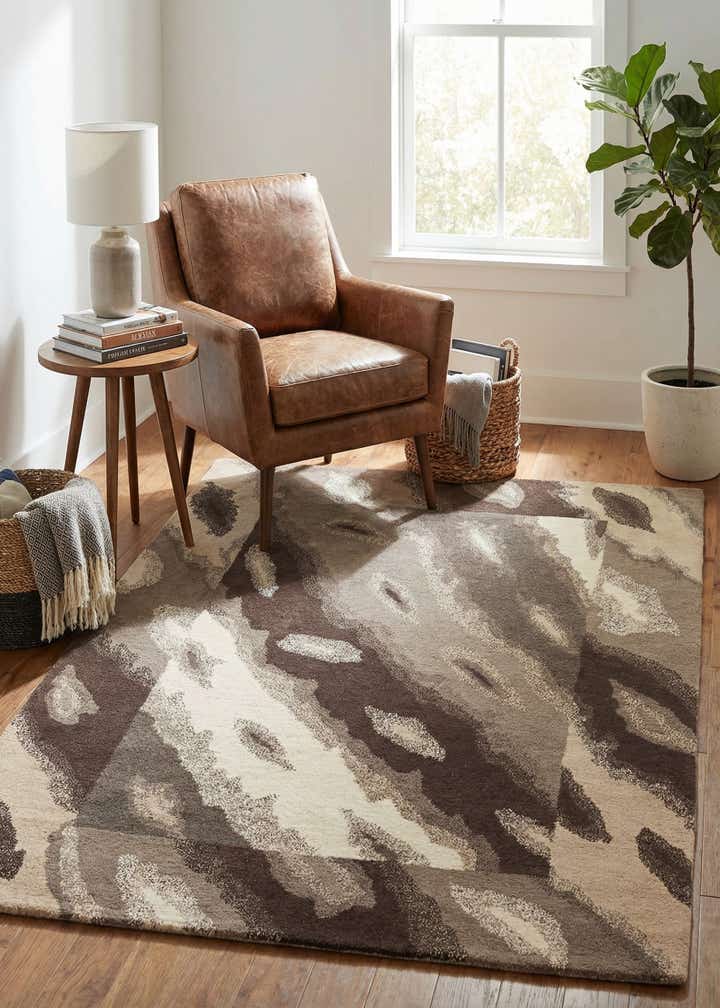 4' x 4' 10 Hand Knotted Nepal Wool Rug