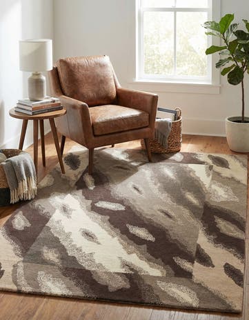4' x 4' 10 Hand Knotted Nepal Wool Rug