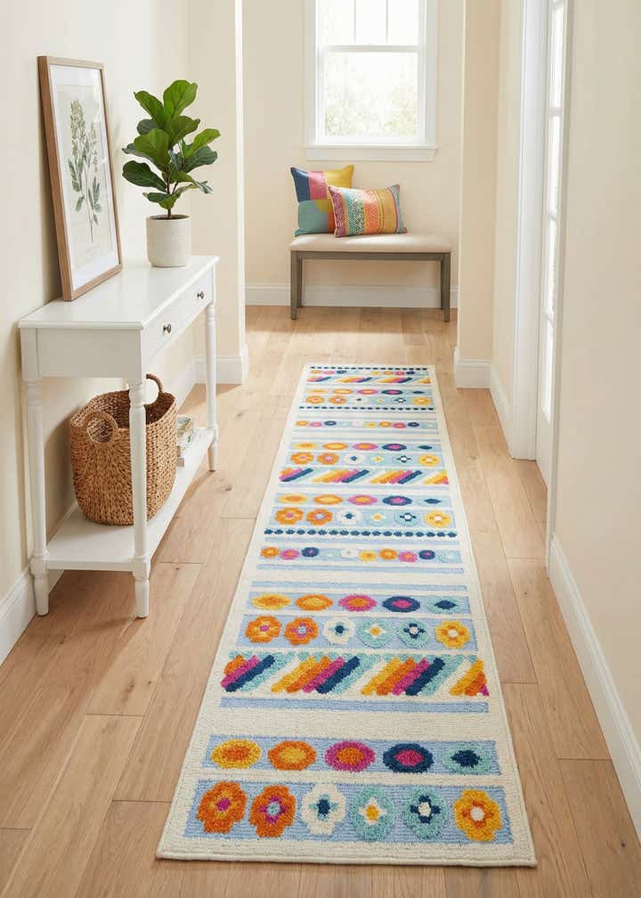 2' x 10' Easy-Clean Aruba Indoor / Outdoor Runner Rug