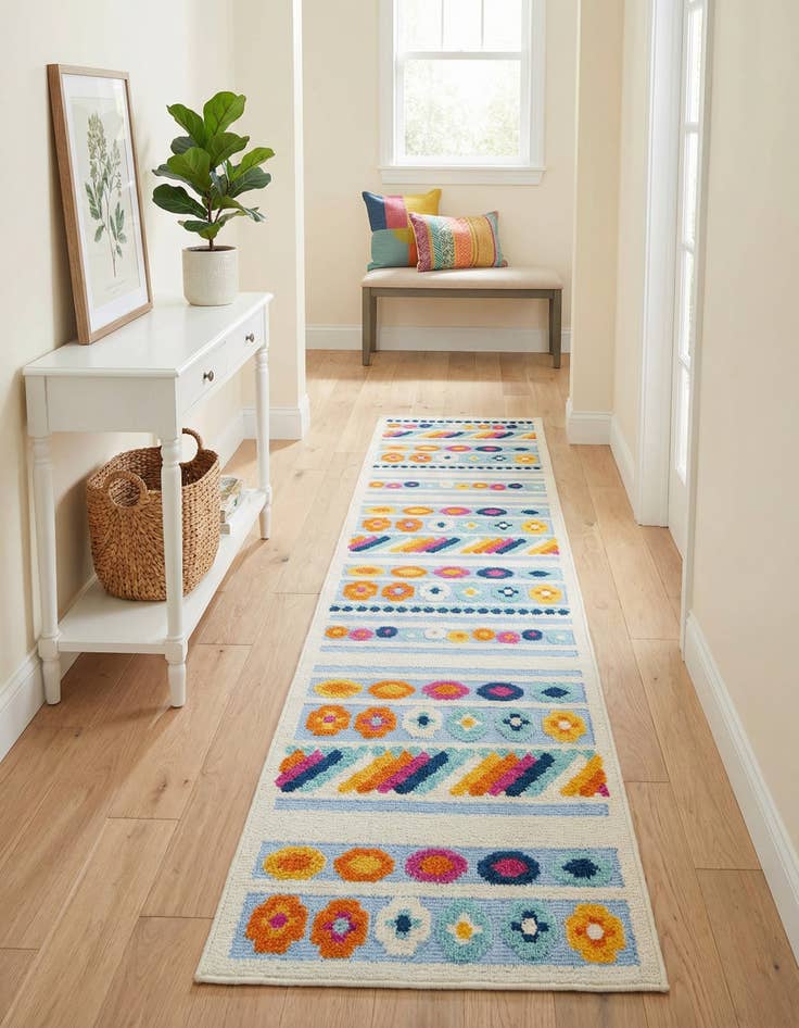 Detail image of 2' x 10' Easy-Clean Aruba Indoor / Outdoor Runner Rug