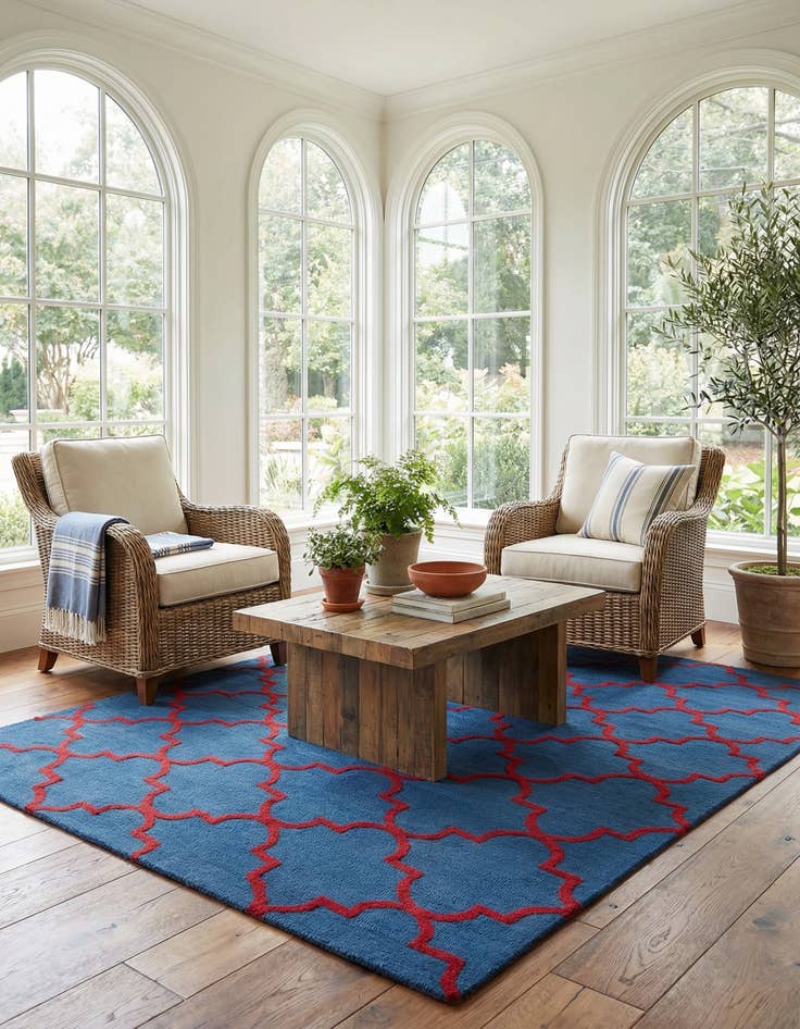 Detail image of 5' x 8' Luna Wool Rug