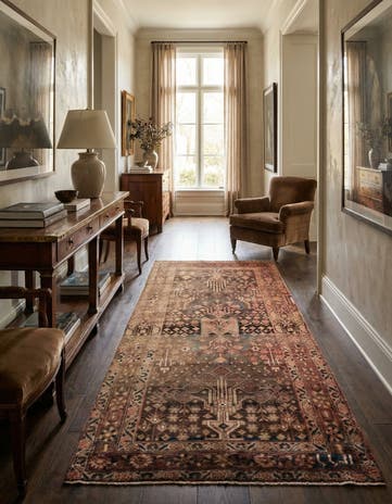 5' x 10' 2 Hand Knotted Ultra Vintage Persian Wool Runner Rug