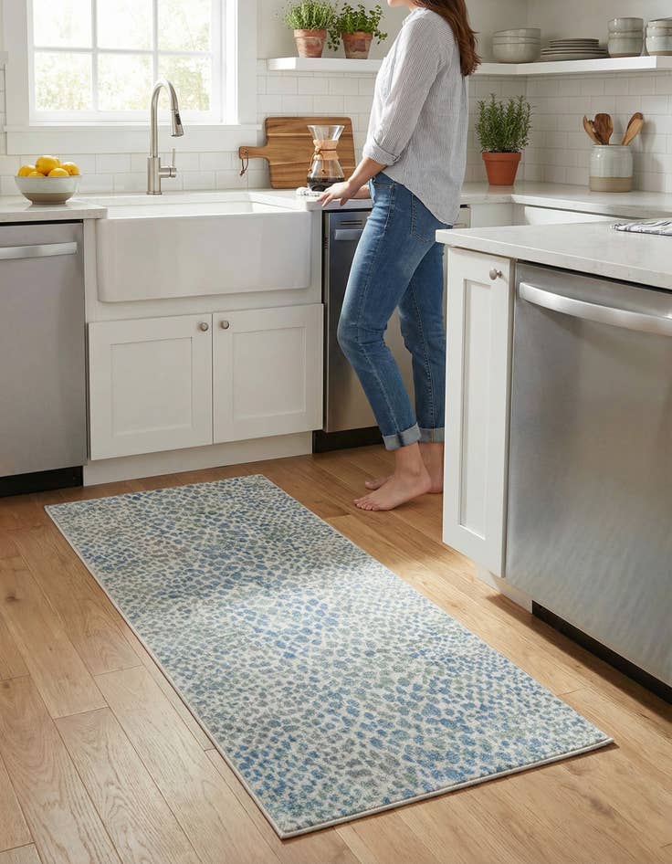 Detail image of 2' x 6' Kamala Washable Runner Rug