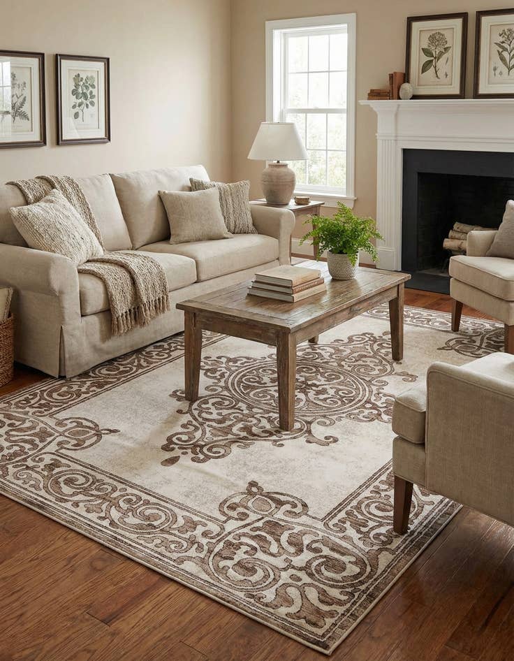 Detail image of 7' x 10' Hermitage Rug