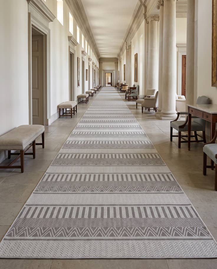 Detail image of 5' x 82' Easy-Clean Indoor / Outdoor Runner Rug