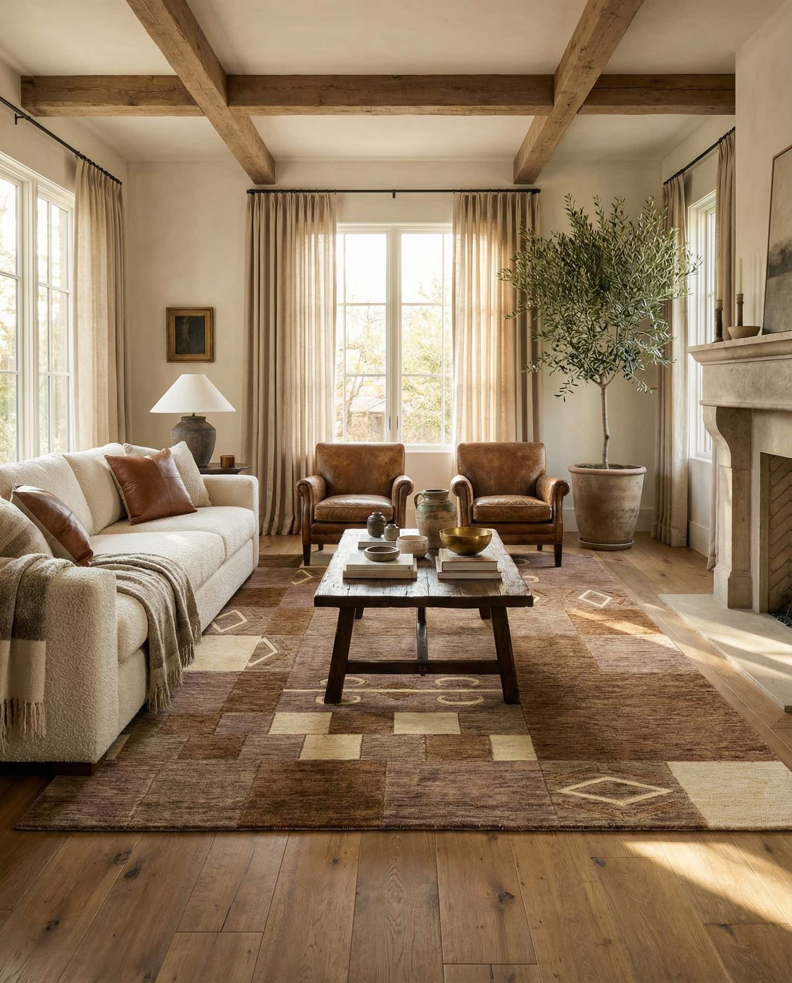 7' x 10' 2 Juma Wool Rug