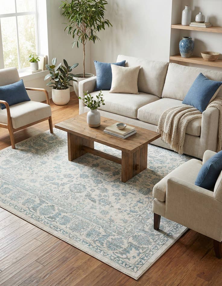 Detail image of 7' 10 x 7' 10 Uptown Central Park Square Rug