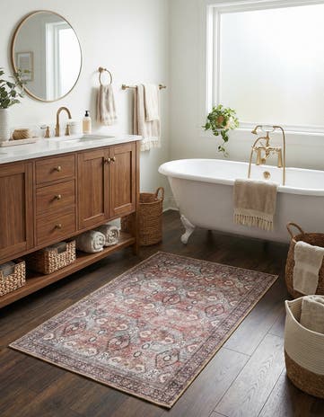 3' 6 x 5' 6 Washable Timeless Rug