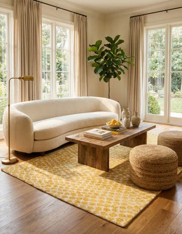 5' 10 x 8' 10 Hand Knotted Darya Wool Rug