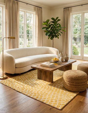 5' 10 x 8' 10 Hand Knotted Darya Wool Rug