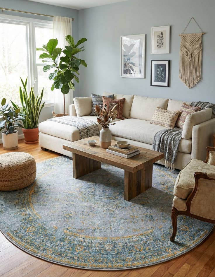 Detail image of 8' x 8' Havana Round Rug