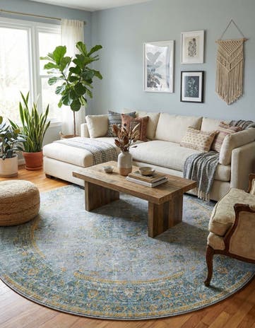 8' x 8' Santiago Round Rug