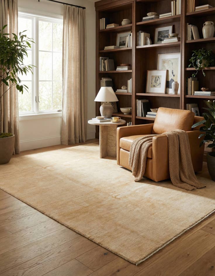 Detail image of  6' 8 x 9' 2  Hand Knotted Kashkuli Gabbeh Wool Rug