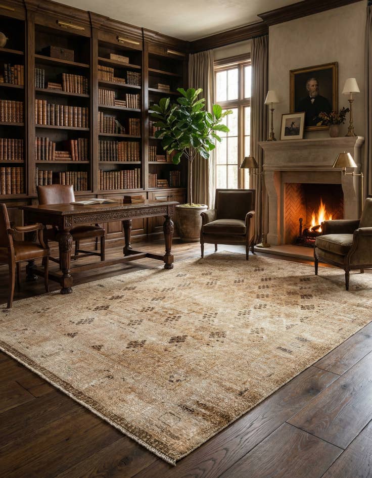 Detail image of 8' 11 x 12' 6 Vintage Royal Rug