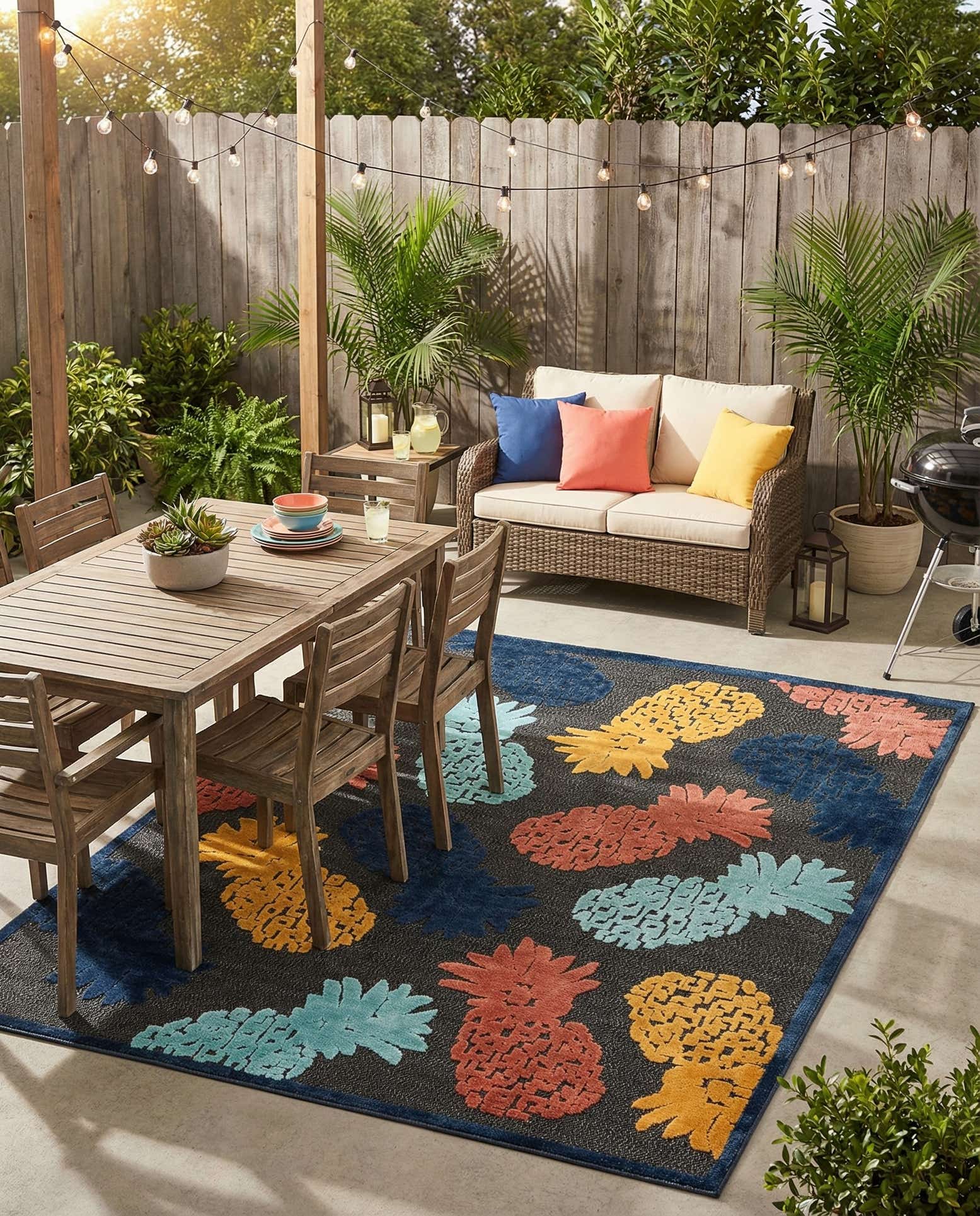 7' 10 x 10' Easy-Clean Belize Indoor / Outdoor Rug