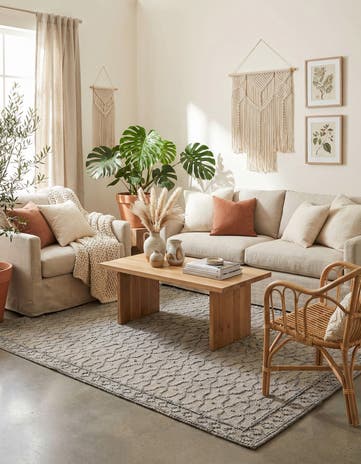 7' 10 x 10' Hand Woven Larsa Jute Rug