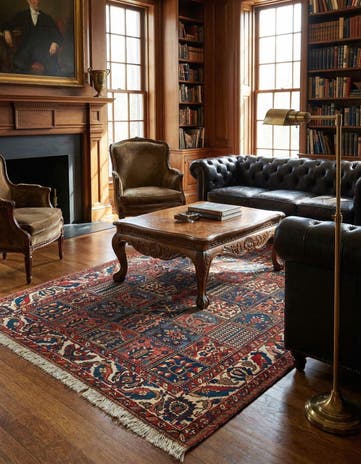 6' 9 x 10' 1 Bachtiar Wool Rug