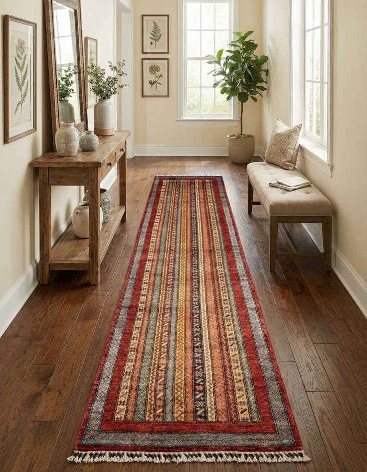 Detail image of 2' 6 x 11' 2 Schall Wool Runner Rug