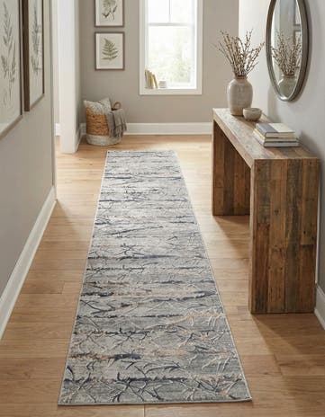 Gray Finsbury Runner Rug