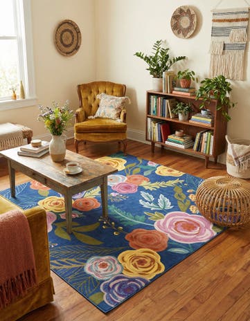 7' 10 x 7' 10 Blossom Square Rug