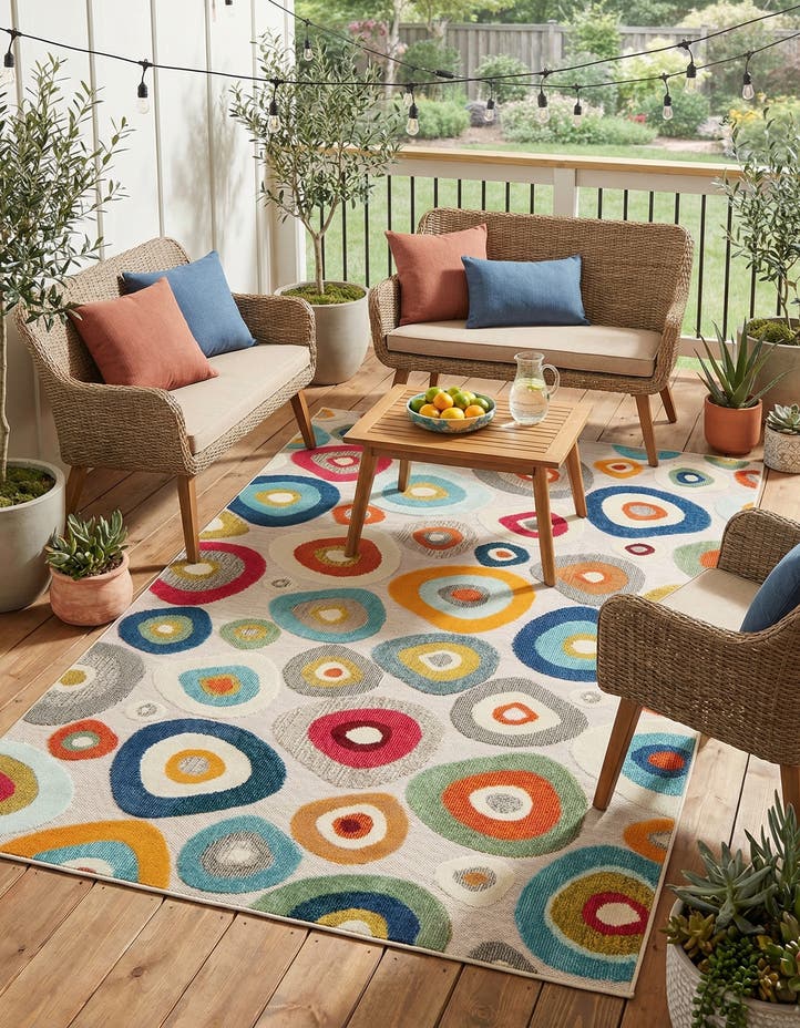 6' x 9' Easy-Clean Casablanca Indoor / Out...