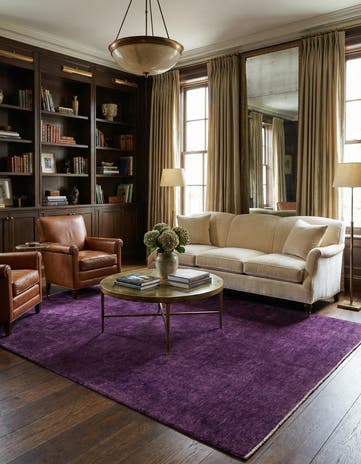 6' x 9' 8 Hand Knotted Over-Dyed Ziegler Rug