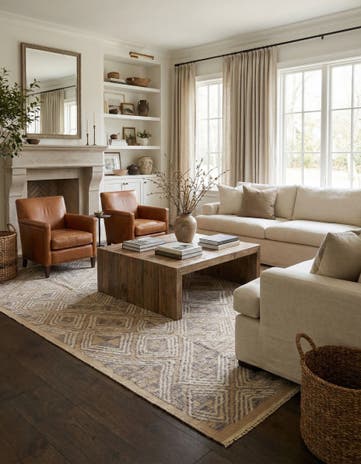 7' 9 x 10' 3 Hand Knotted Darya Wool Rug