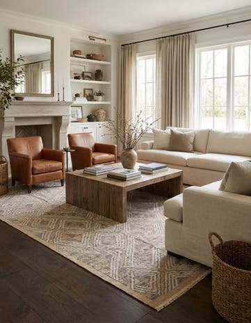 7' 9 x 10' 3 Hand Knotted Darya Wool Rug