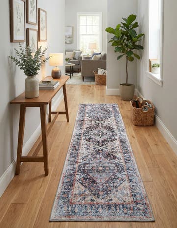 2' 7 x 10' Washable Yara Runner Rug
