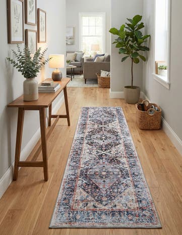 2' 7 x 10' Washable Yara Runner Rug