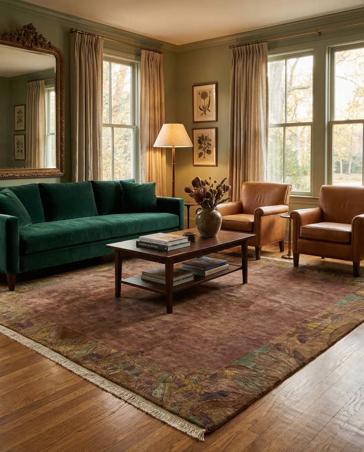 Detail image of 8' 2 x 8' 3 Hand Knotted Nepal Wool Square Rug