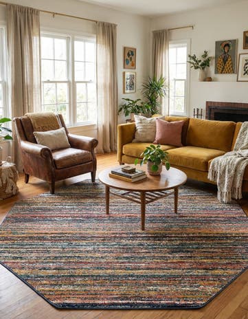 Gemstone Octagon Rug