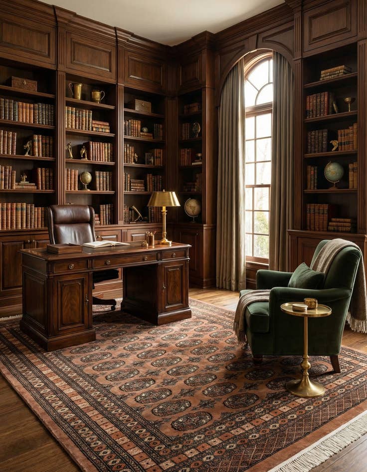 Detail image of  5' 4 x 7' 8  Hand Knotted Bokhara Oriental Wool Rug