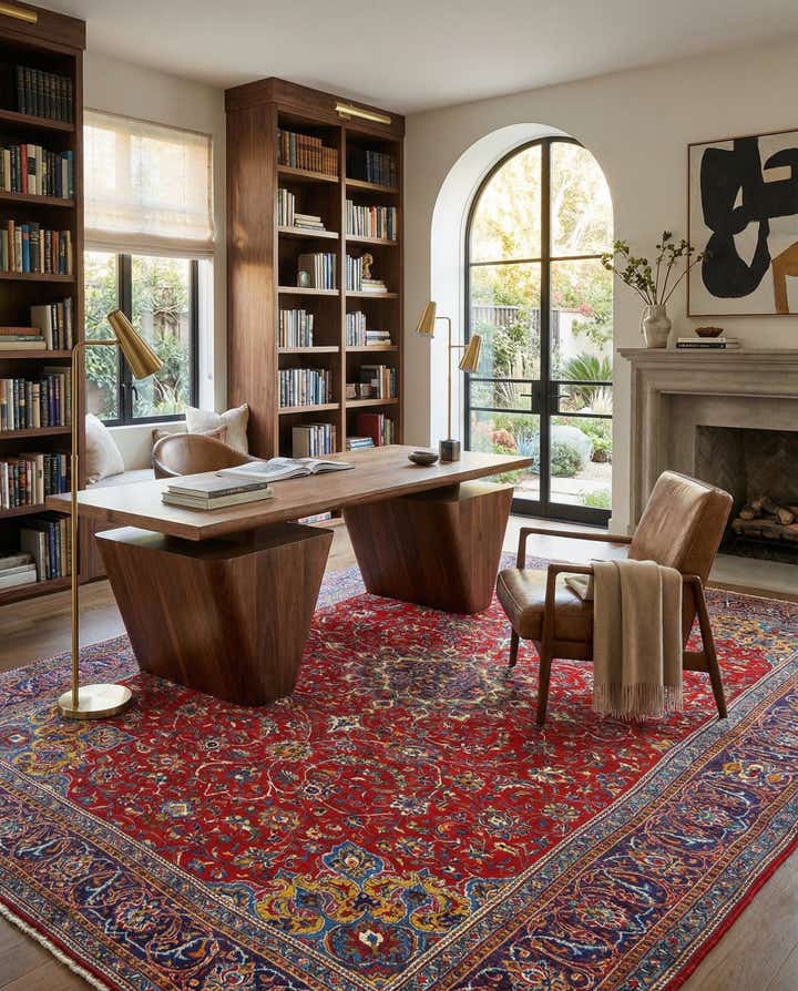 8' x 11' 3 Sarouk Rug