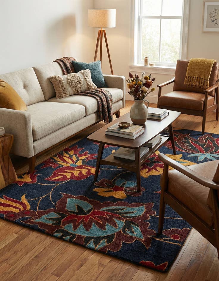 Detail image of 5' 1 x 8' Luna Rug