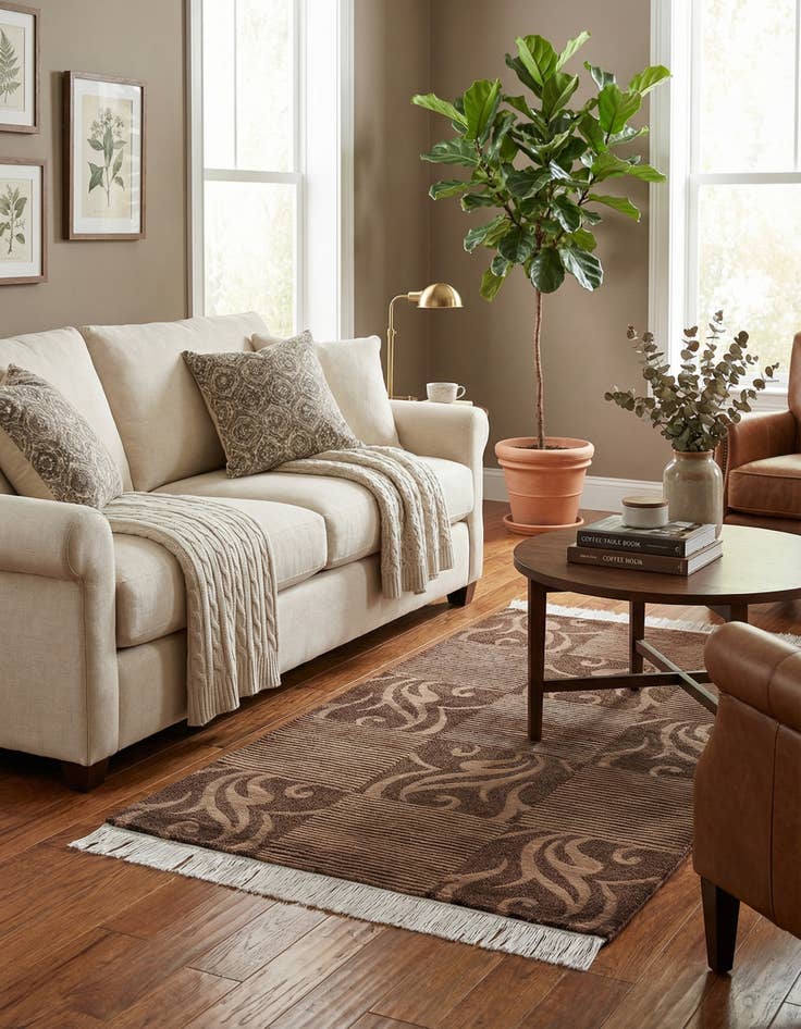 Detail image of 2' 9 x 5' 1  Hand Knotted Darya Wool Rug