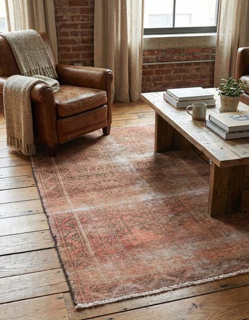 2' 9 x 5' Hand Knotted Ultra Vintage Persian Wool Rug