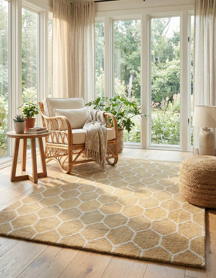 Detail image of 5' x 8' Luna Rug