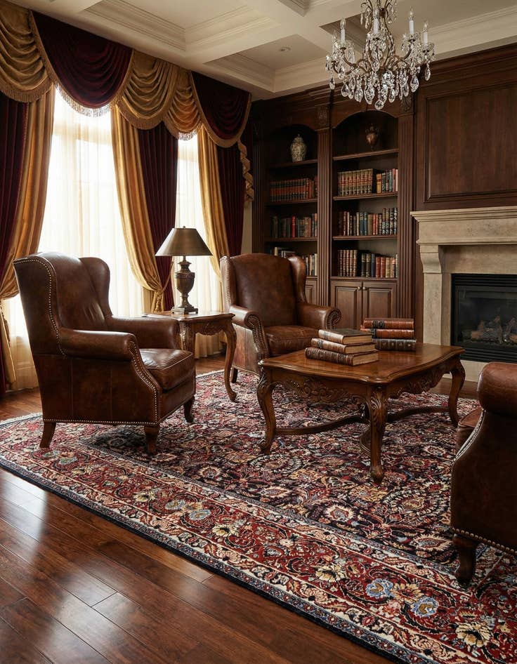 Detail image of  6' 8 x 9' 6 Bidjar Wool Rug