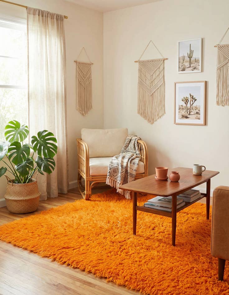 Detail image of 3' x 5' 3  Hand Knotted Moroccan Wool Rug